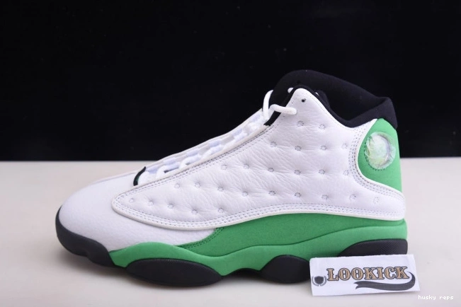 Rep Husky Air DB6537-113 Jordan 13 Green Lucky 0806